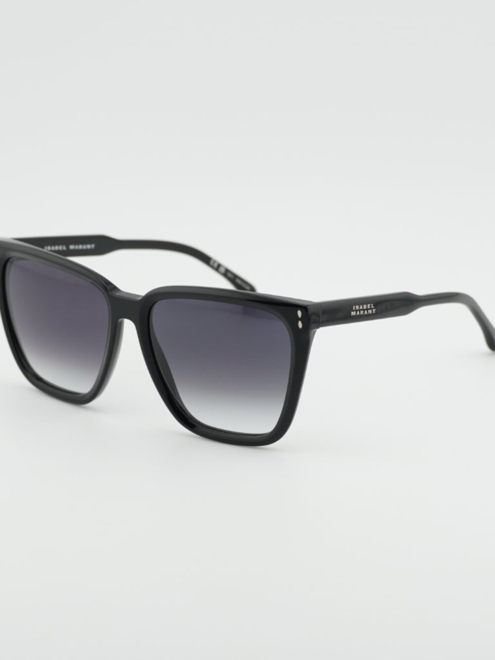 Isabel Marant IM 0151/S 0807 9O Sunglasses Black Square Frame, Grey Lenses